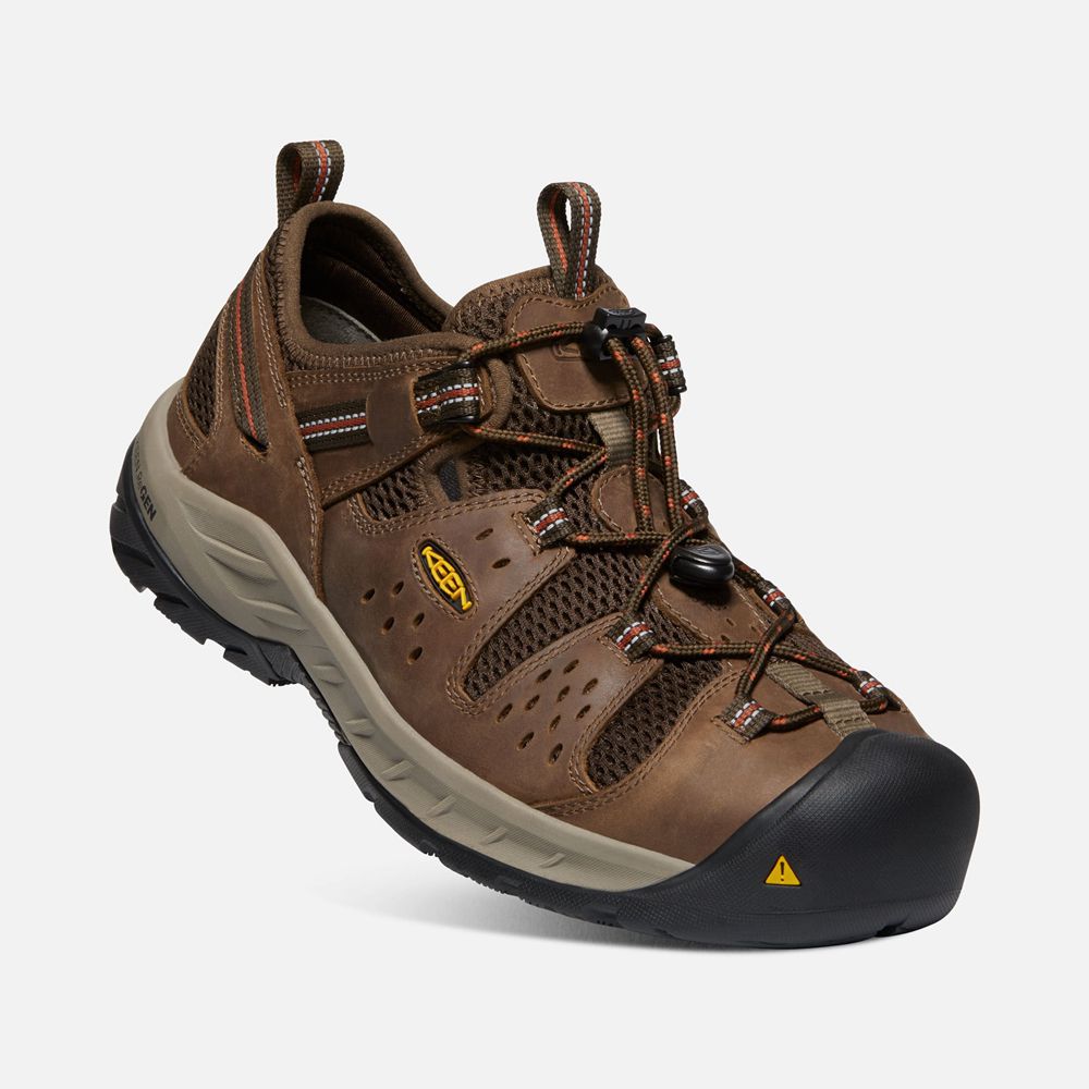 Chaussures de Travail Keen Homme Marron | Atlanta Cool Ii (Steel Toe) | LDBFV-9804